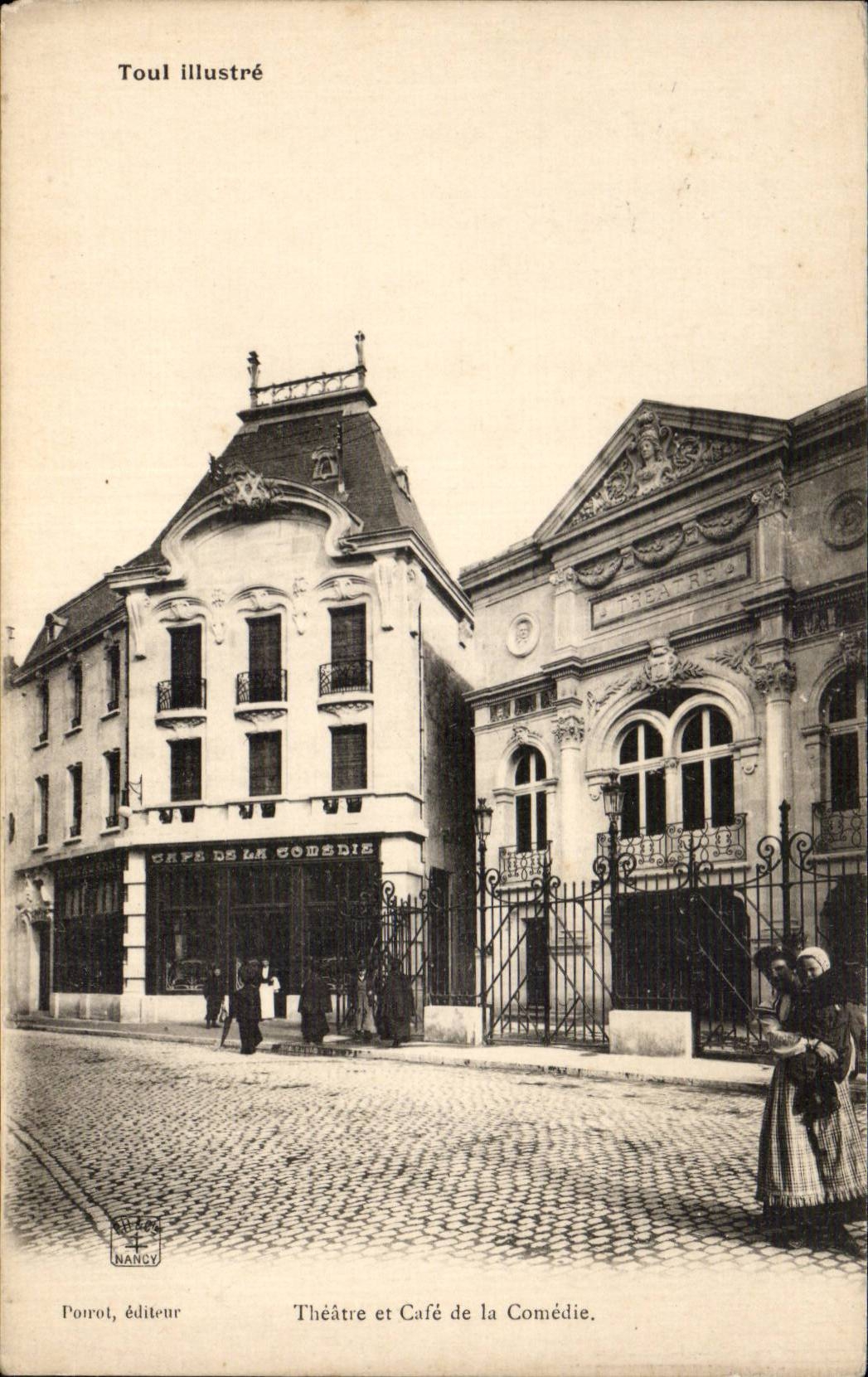 CPA Toul Theater and coffee of the comedy