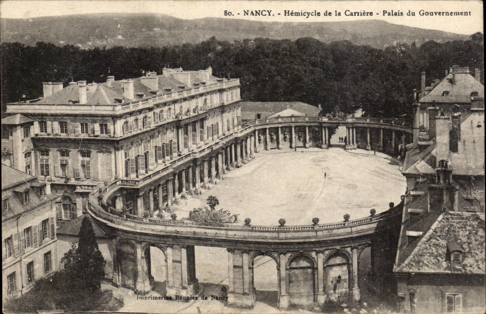 CPA Nancy Hemicycle de la Carriere palais du gouvernement