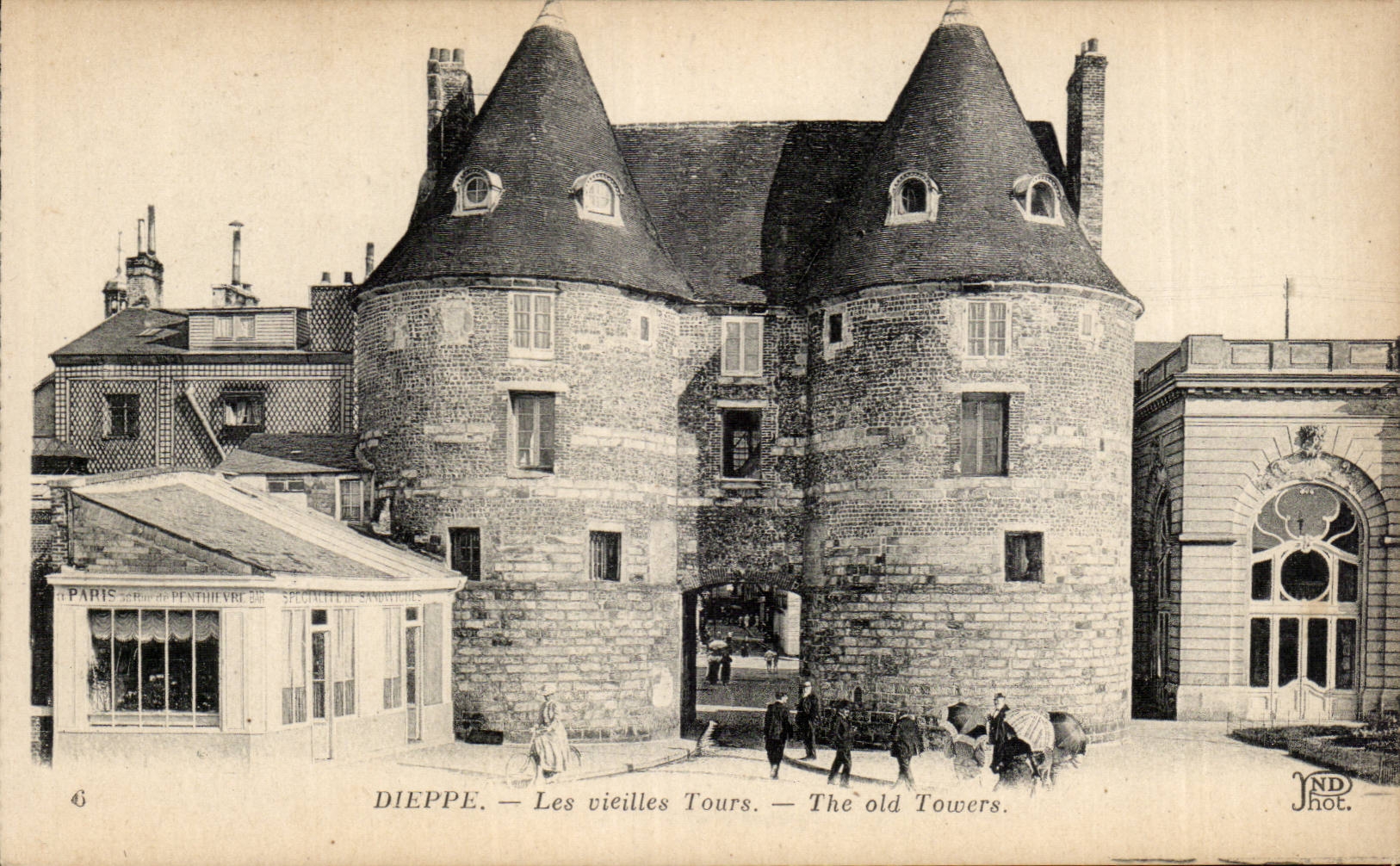 CPA Dieppe the old women towers