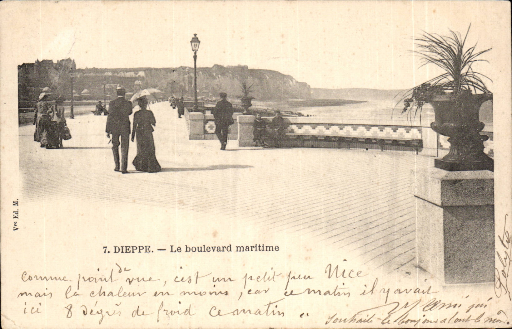 Dieppe CPA the Maritime boulevard