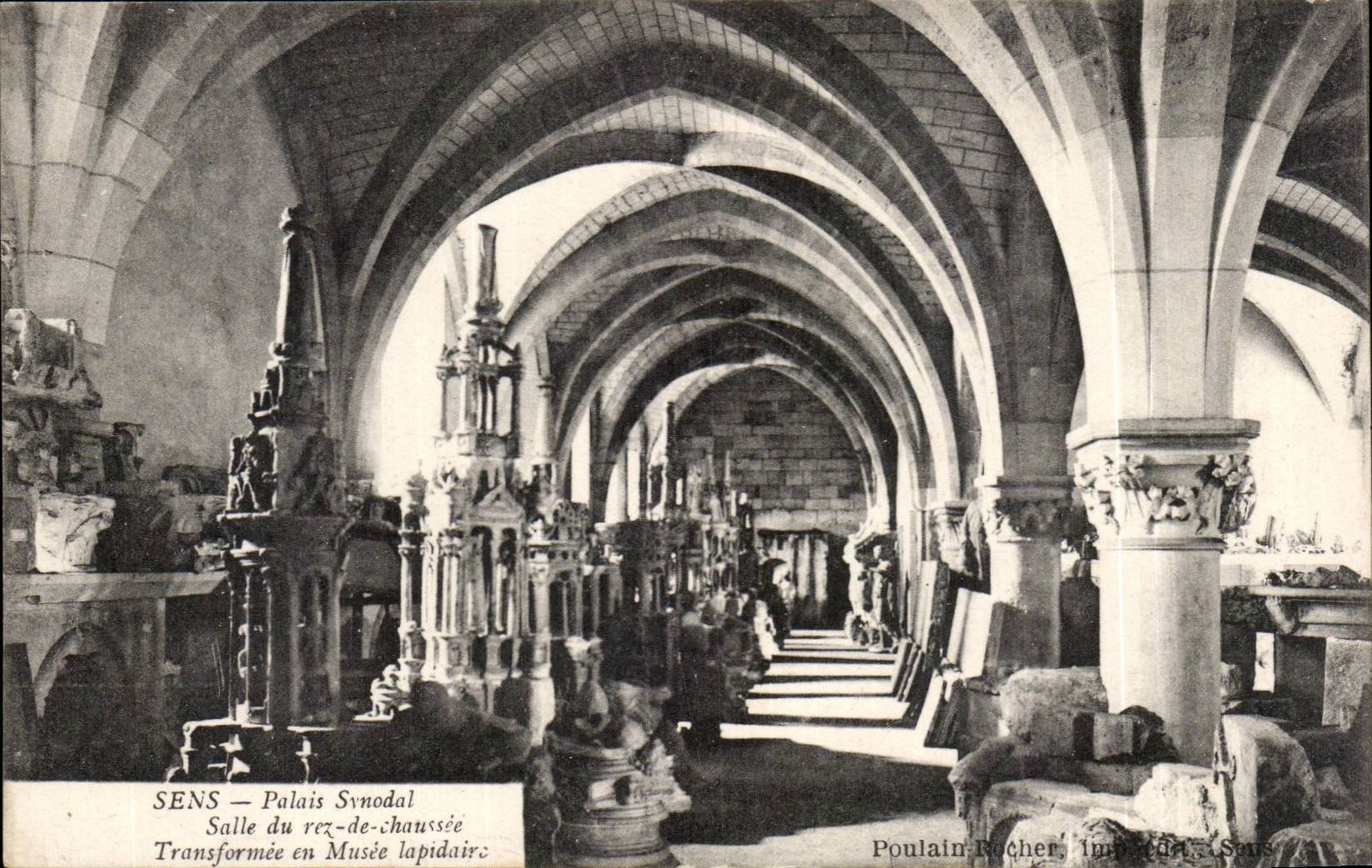 CPA Sens Synodal Palate Room of rez of roadway transformed into concise museum