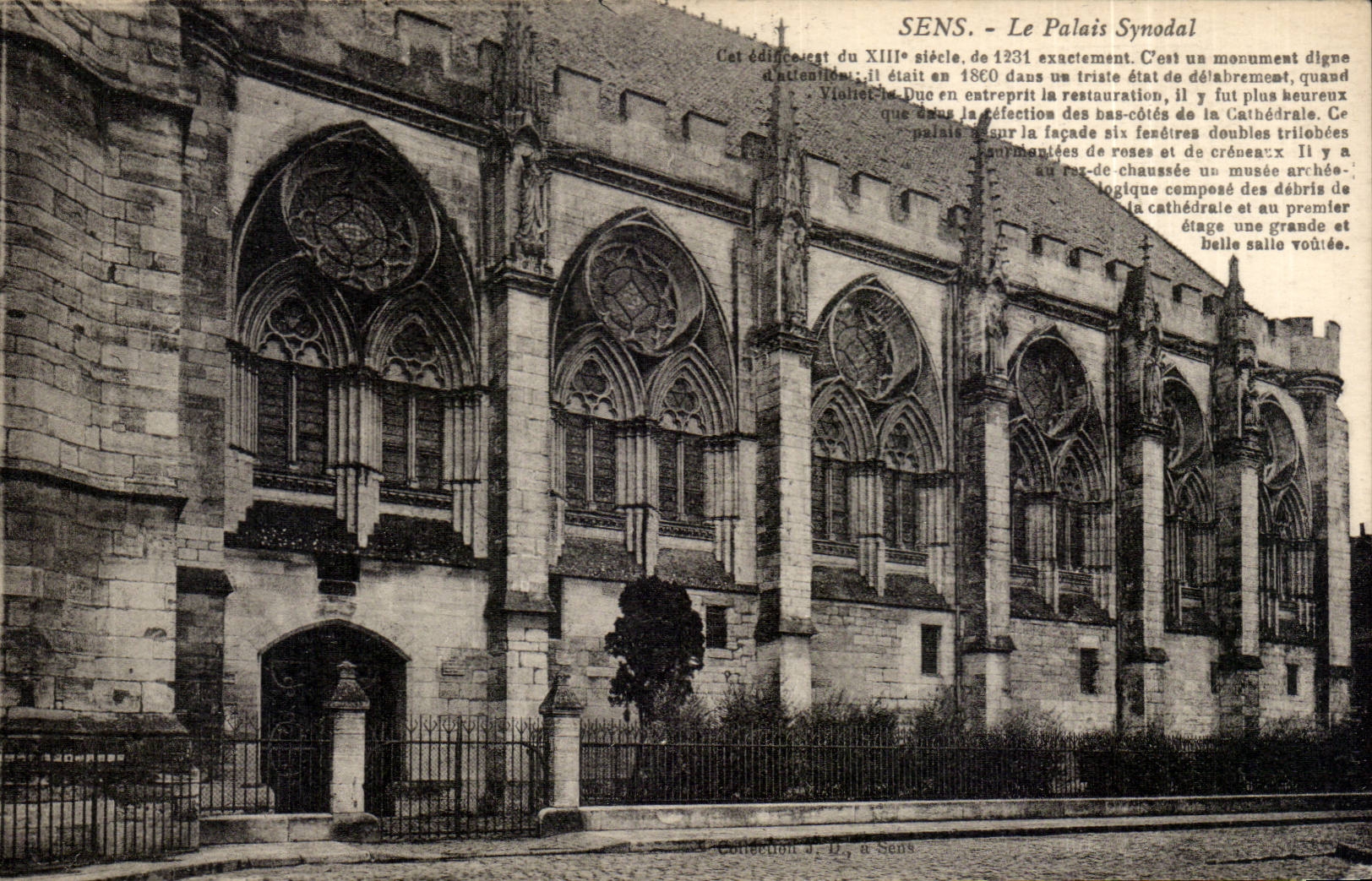 CPA Sens the Synodal palate