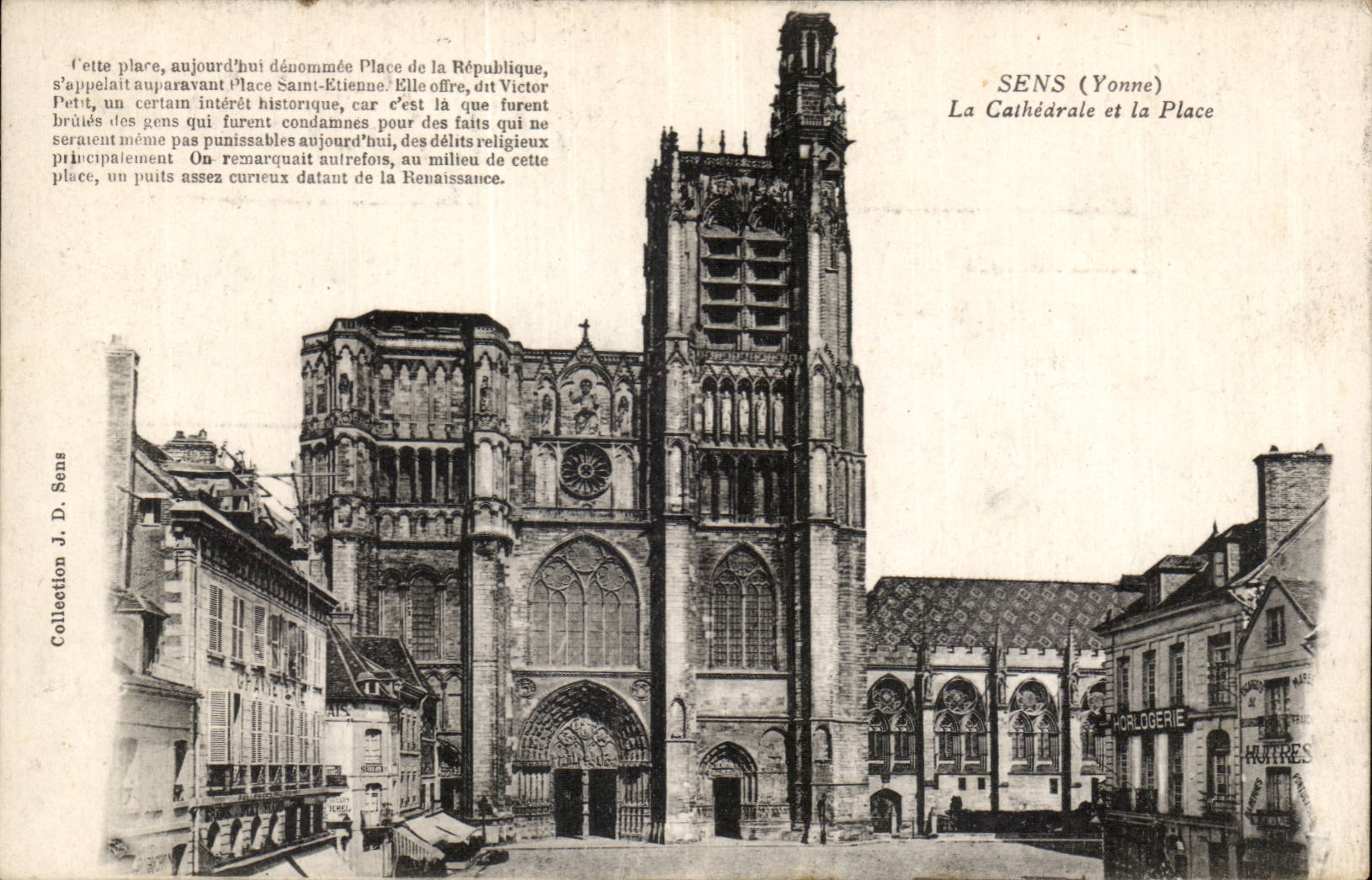 CPA Sens the cathedral and the place