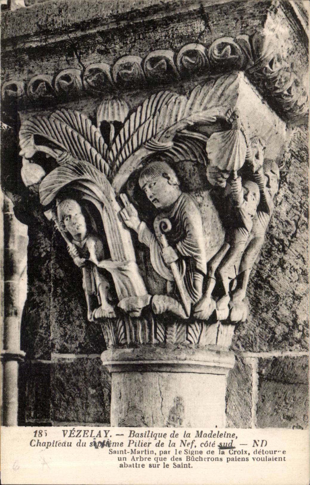 CPA Vezelay Basilica of the Madeleine