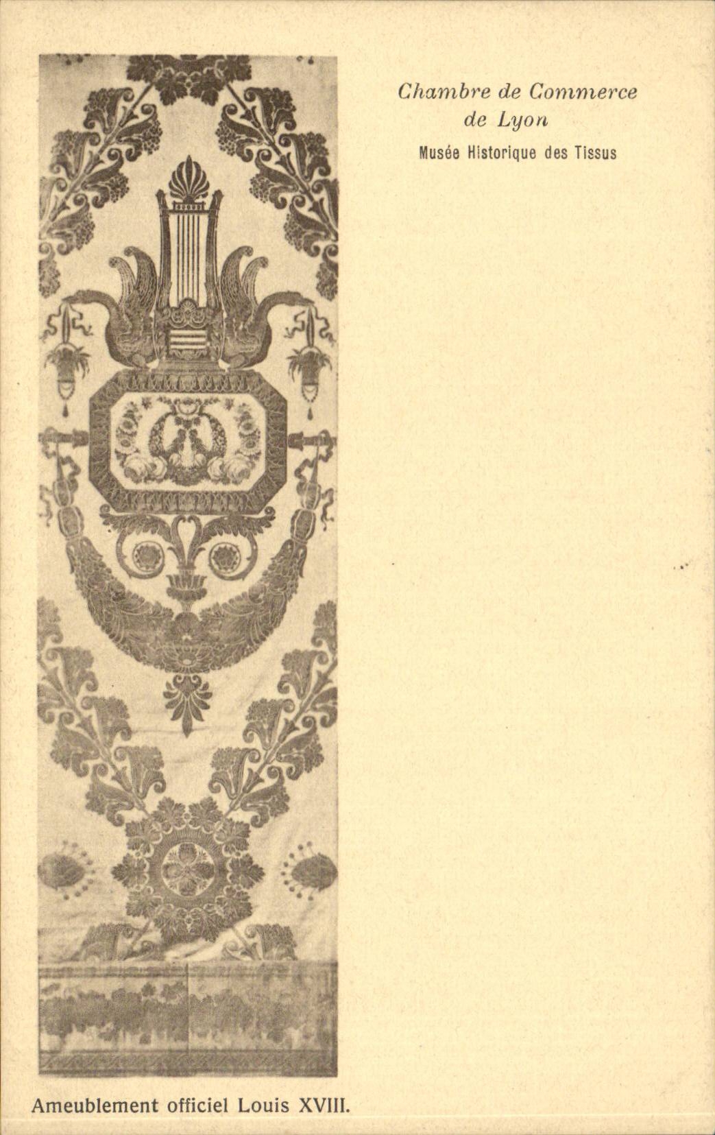 CPA amtliche versorgenLouis XVIII Handelskammer des historischen Lyon-Museums der Gewebe
