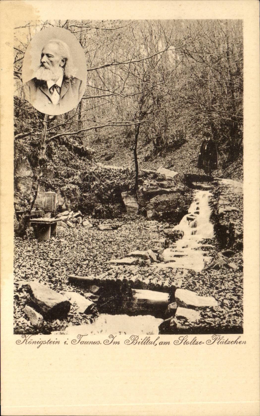 CPA Konigstein I Taunus Im Billtal amndt Stoltze Platschen