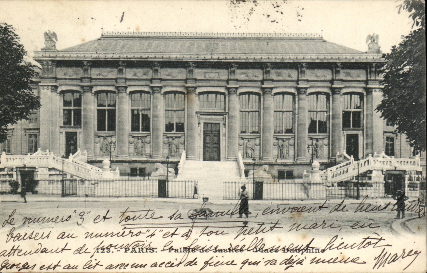 Paris CPA Palais de Justice et place Dauphine