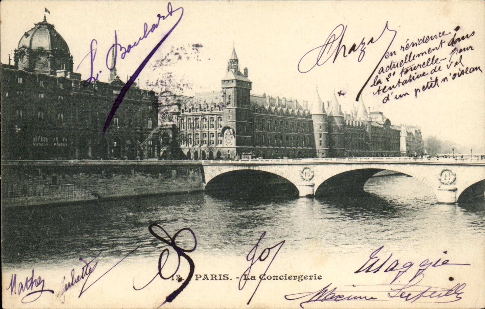 Paris CPA La conciergerie