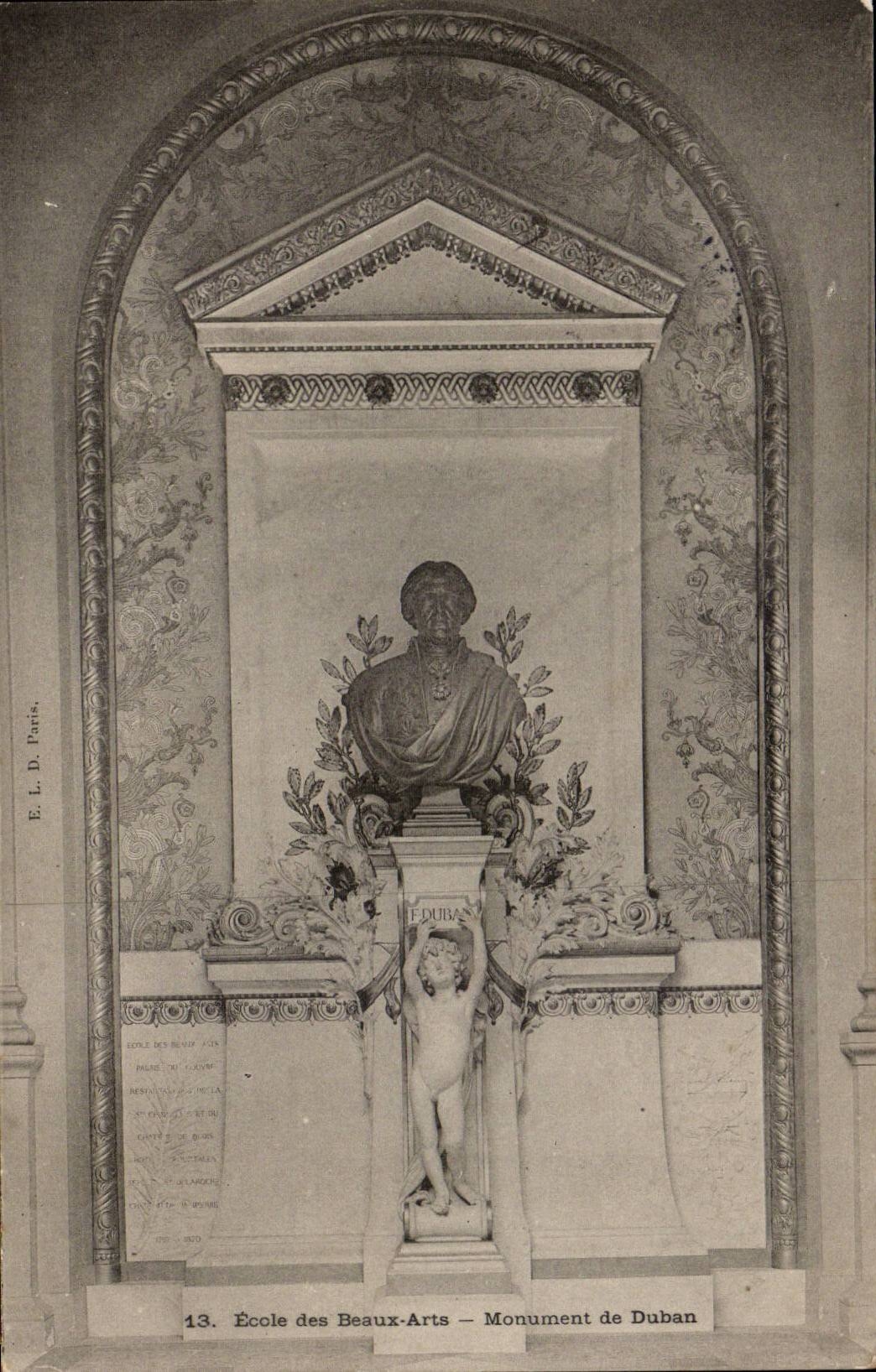 CPA Paris Ecole des Beaux Arts Monument d eDuban