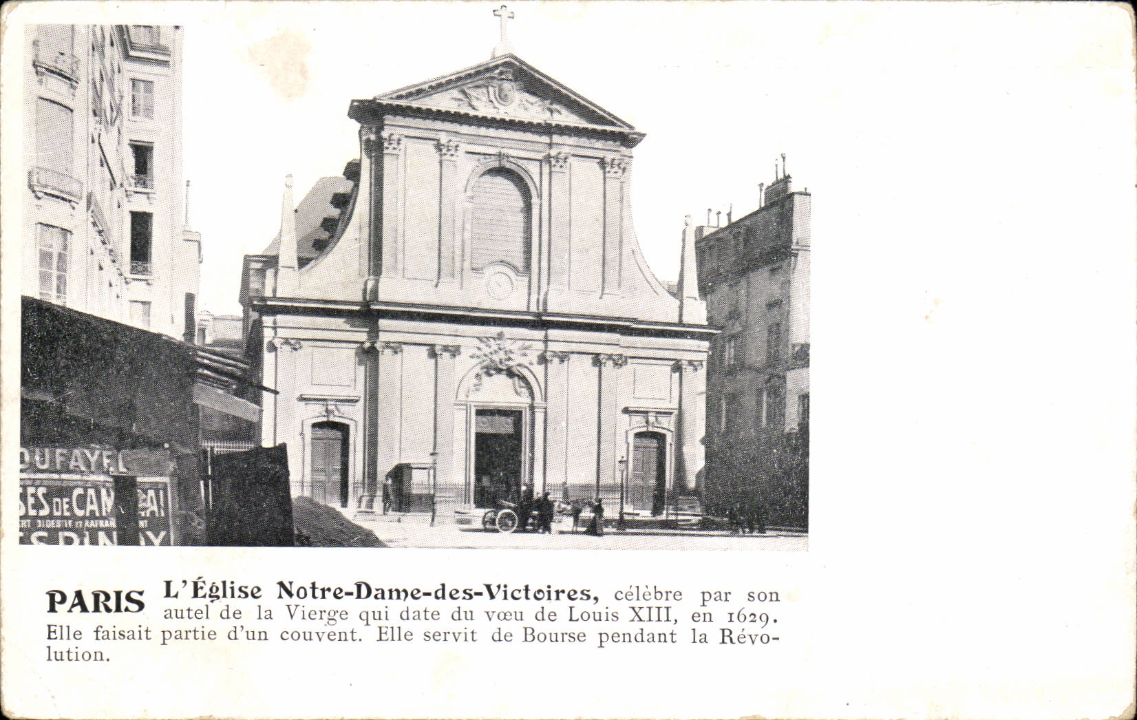 Paris CPA L'eglise Notre Dame des Victoires