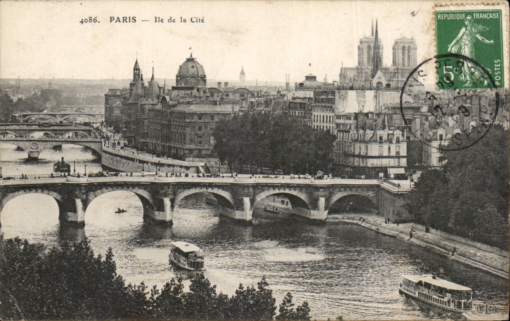 Paris CPA Ile de la Cite