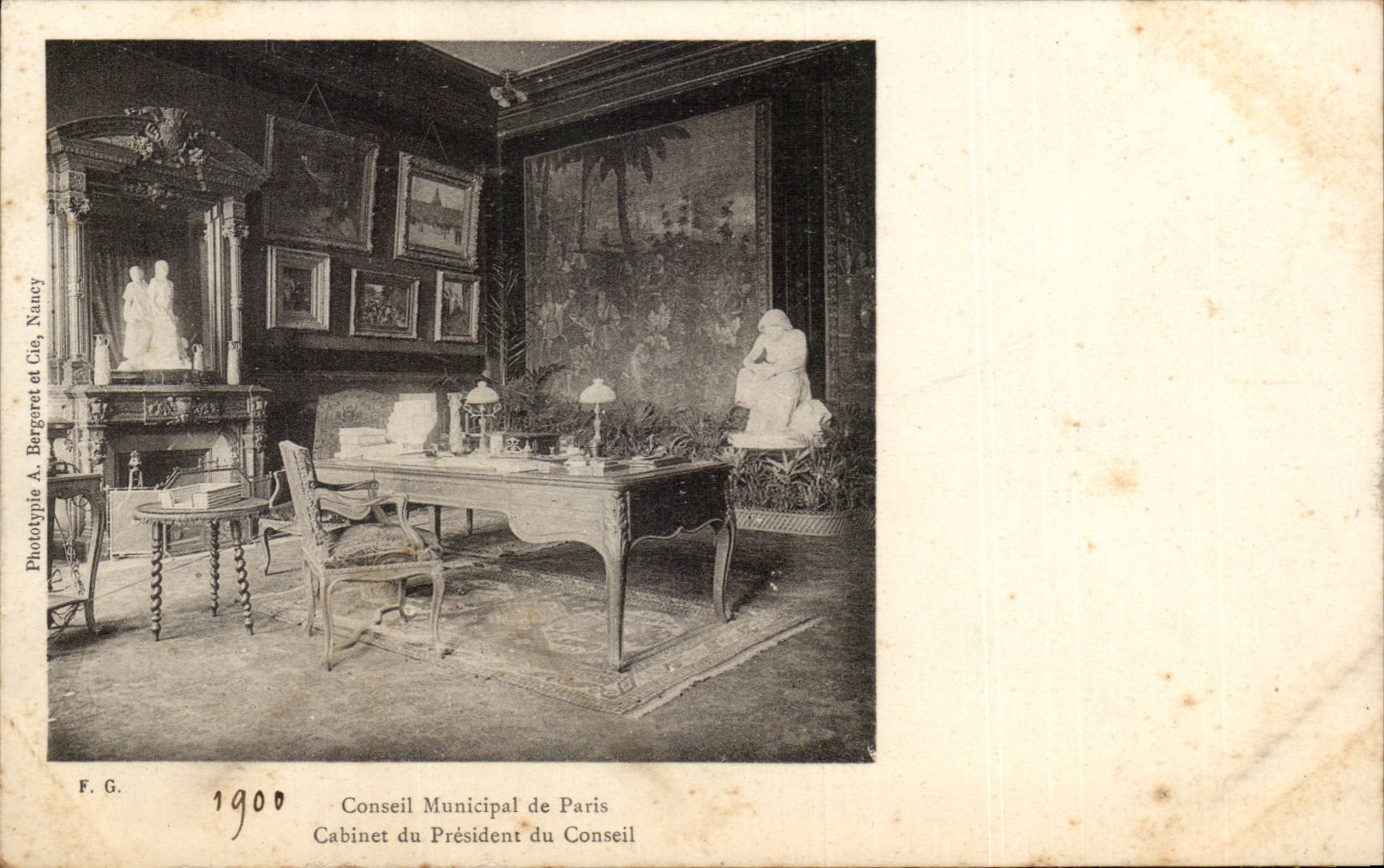Paris CPA Conseil municipal de Paris Cabinet du president du conseil