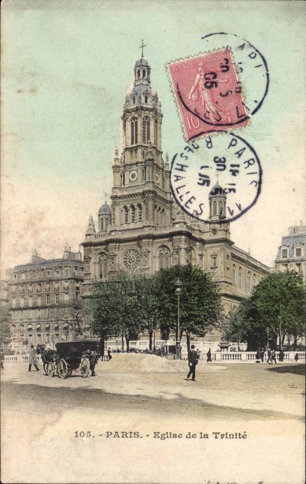 Paris CPA Church of the Trinity