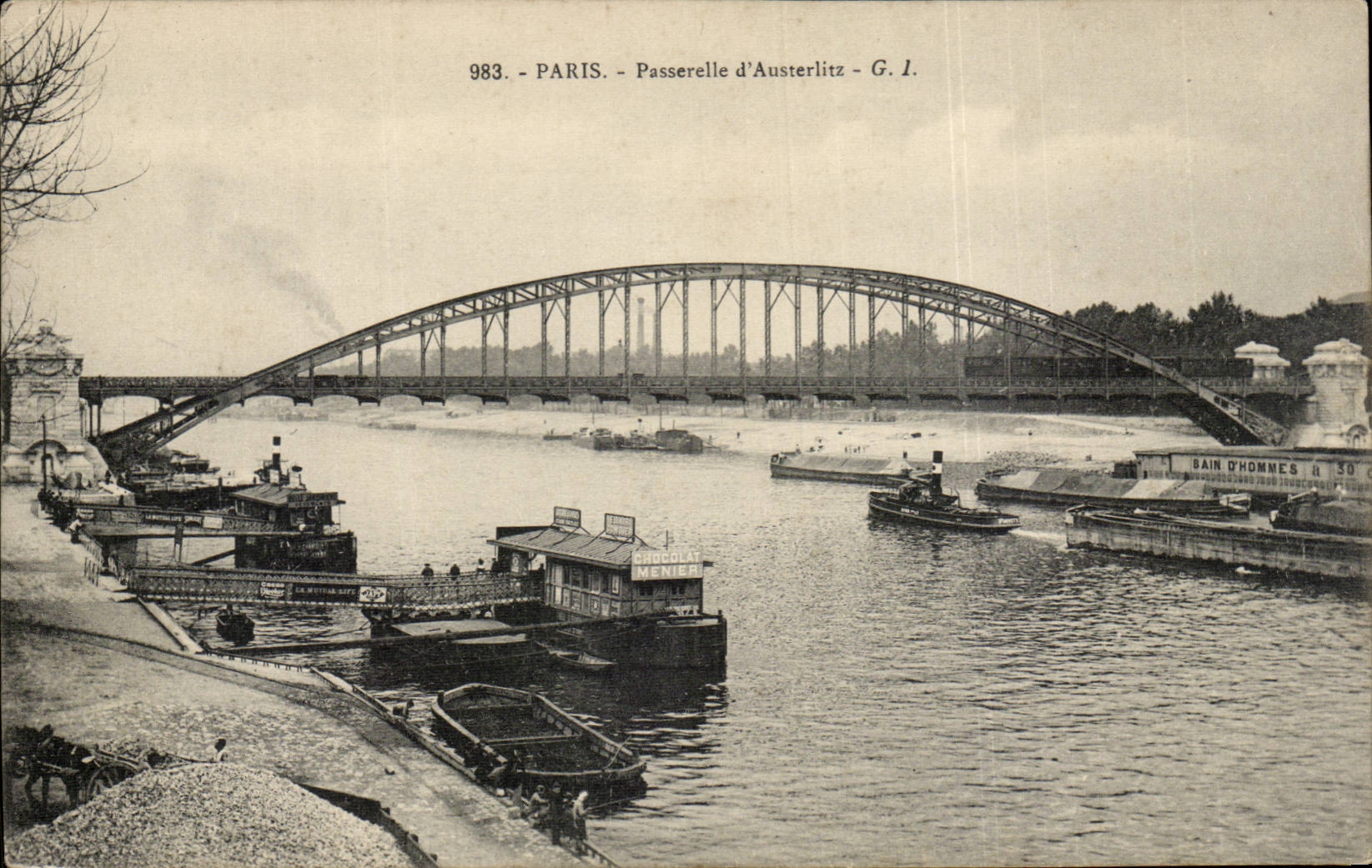 CPA Paris Passerelle d'Austerlitz