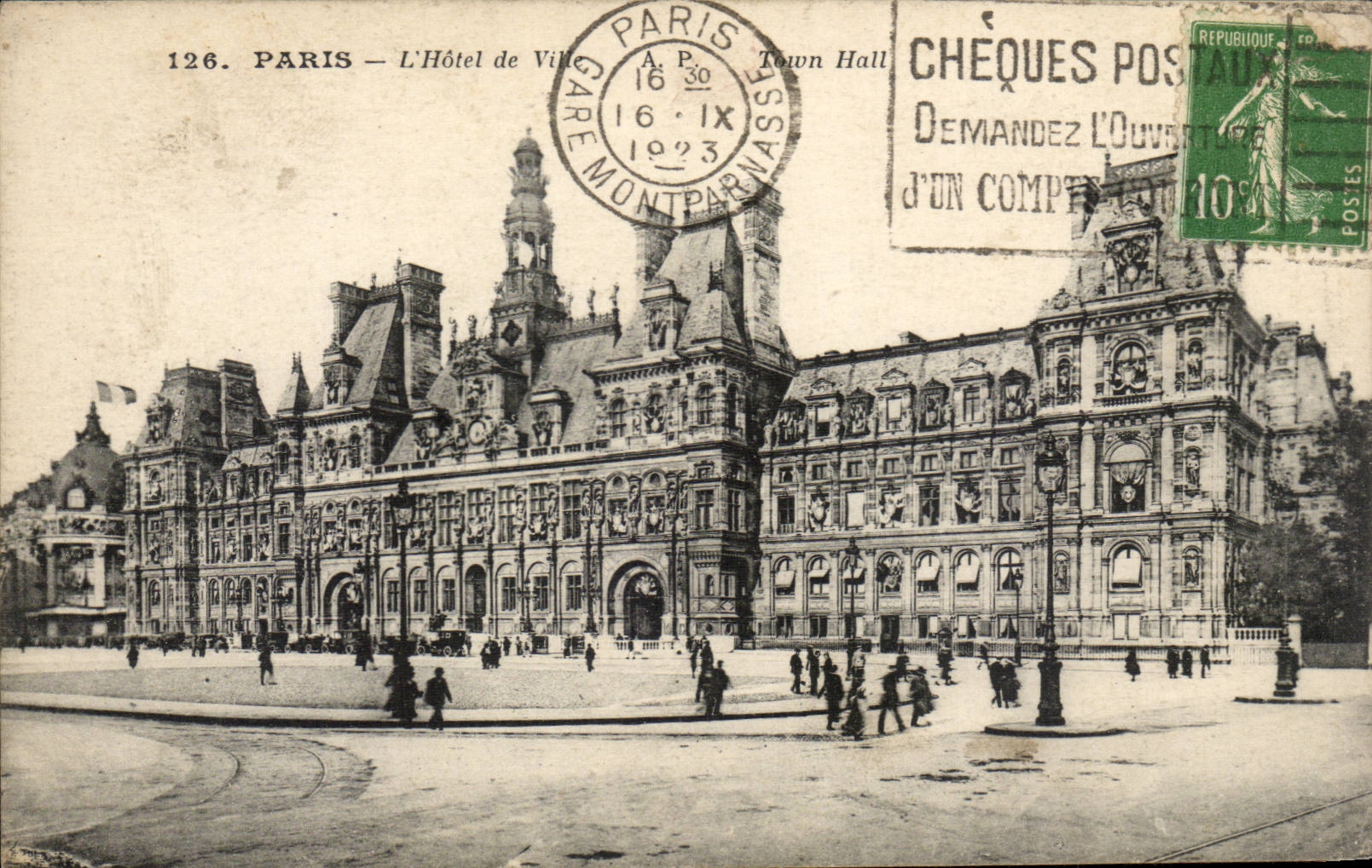 Paris CPA Hotel de ville