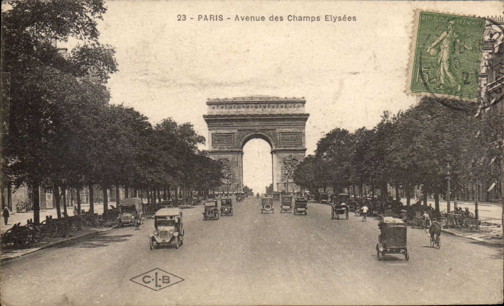 Paris CPA Which occurred of Chaps Elysees