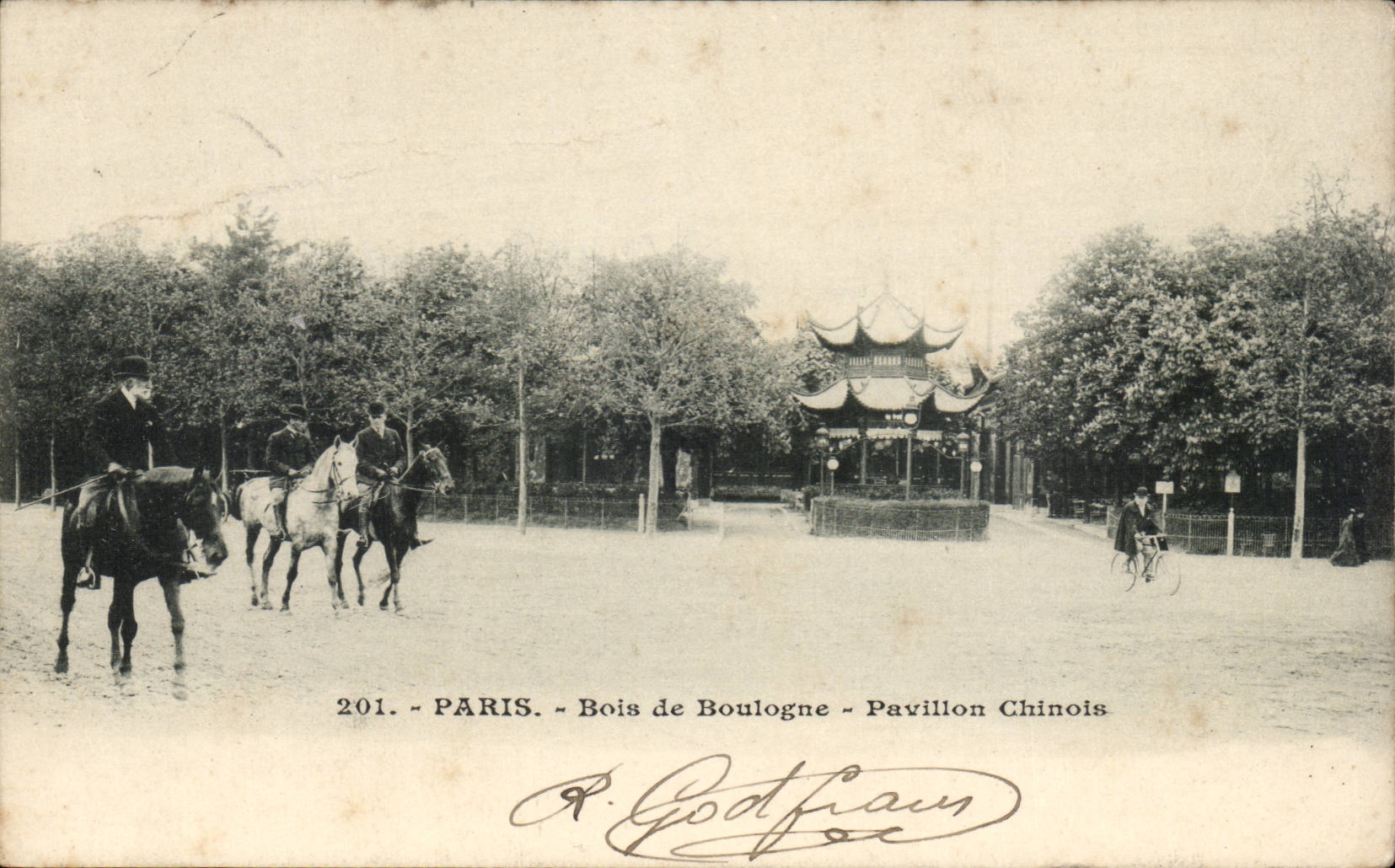 Paris CPA Bois de Boulogne Pavillon chinois