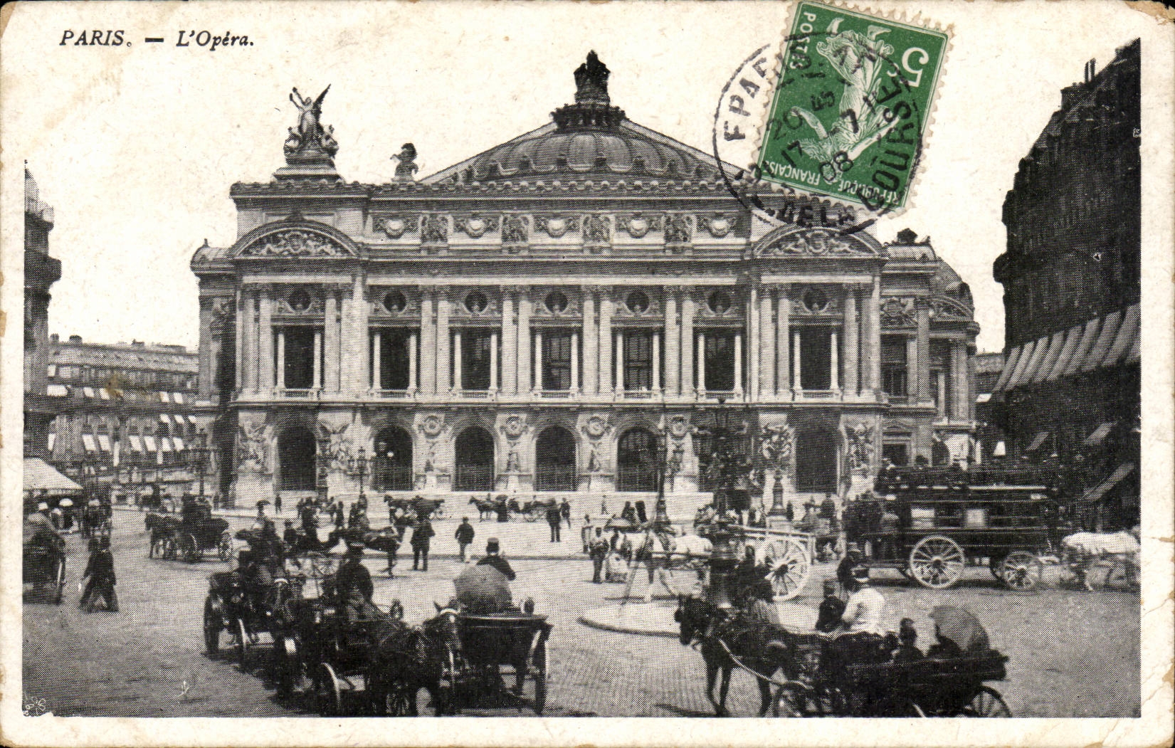 Paris CPA L'opera