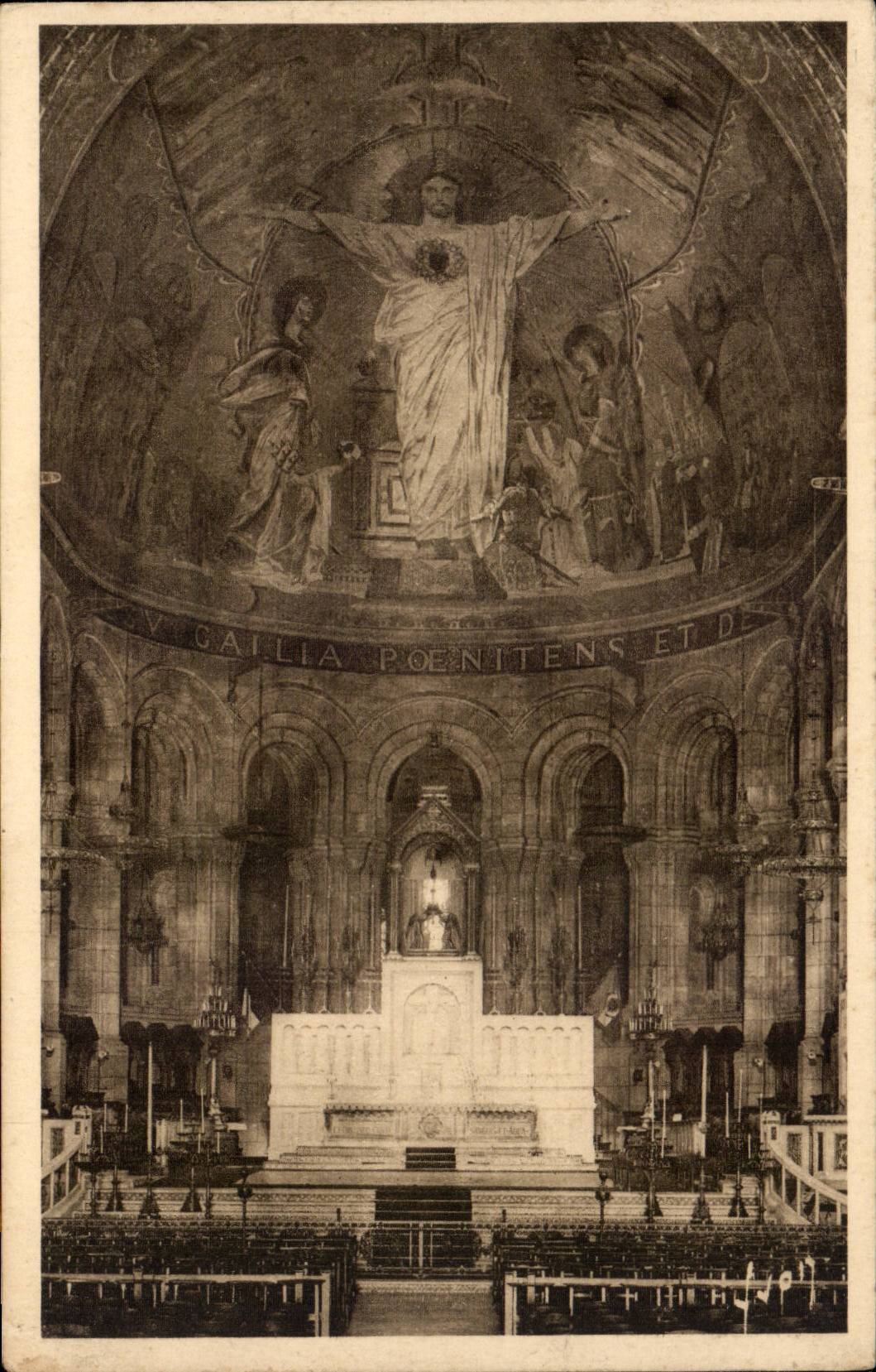 Paris CPA Basilique du Sacre Coeur de Montmartre Le choeur