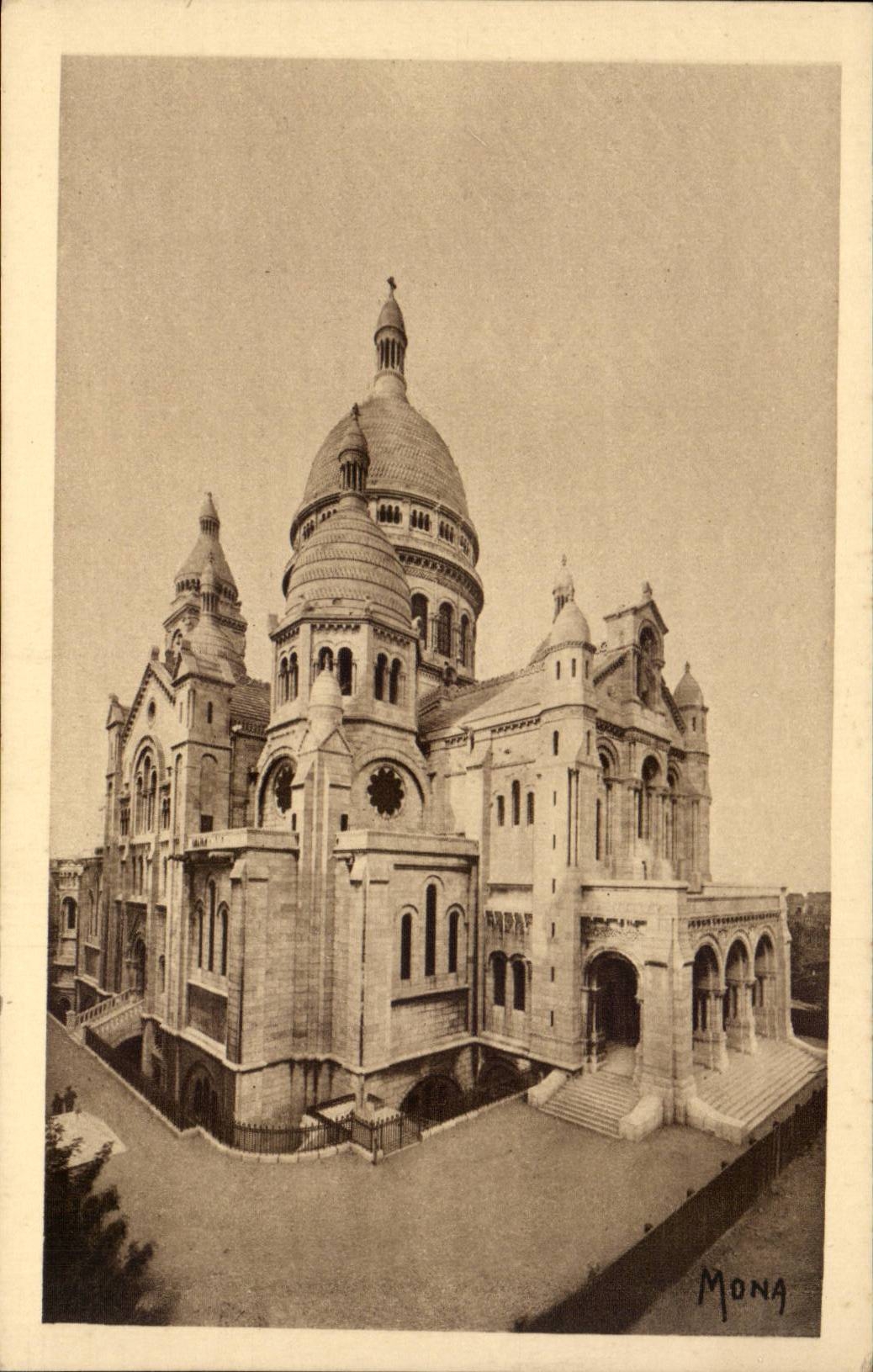 Paris CPA Basilique du Sacre Coeur de Montmartre