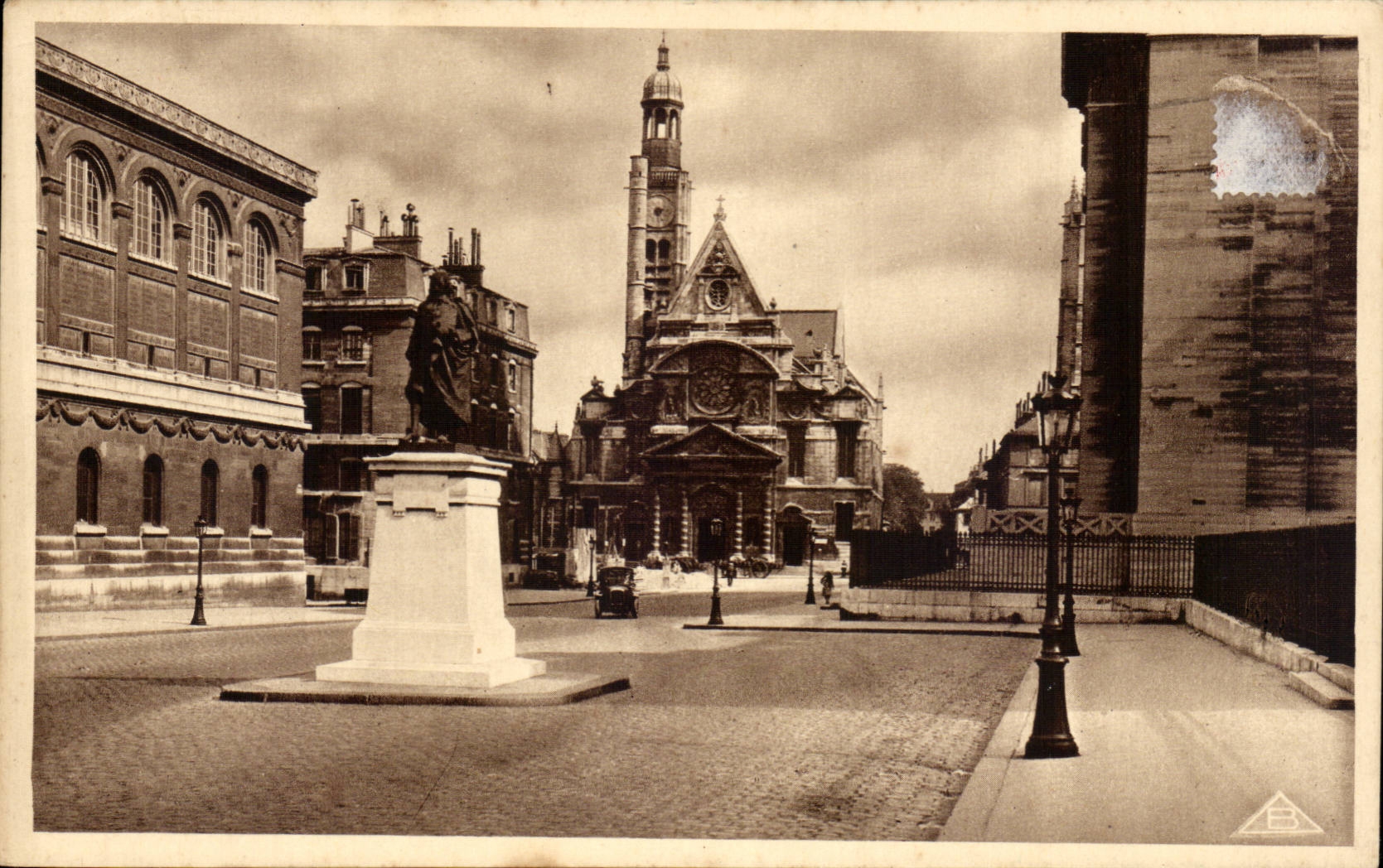 CPA Paris Church St Etienne of the Mount