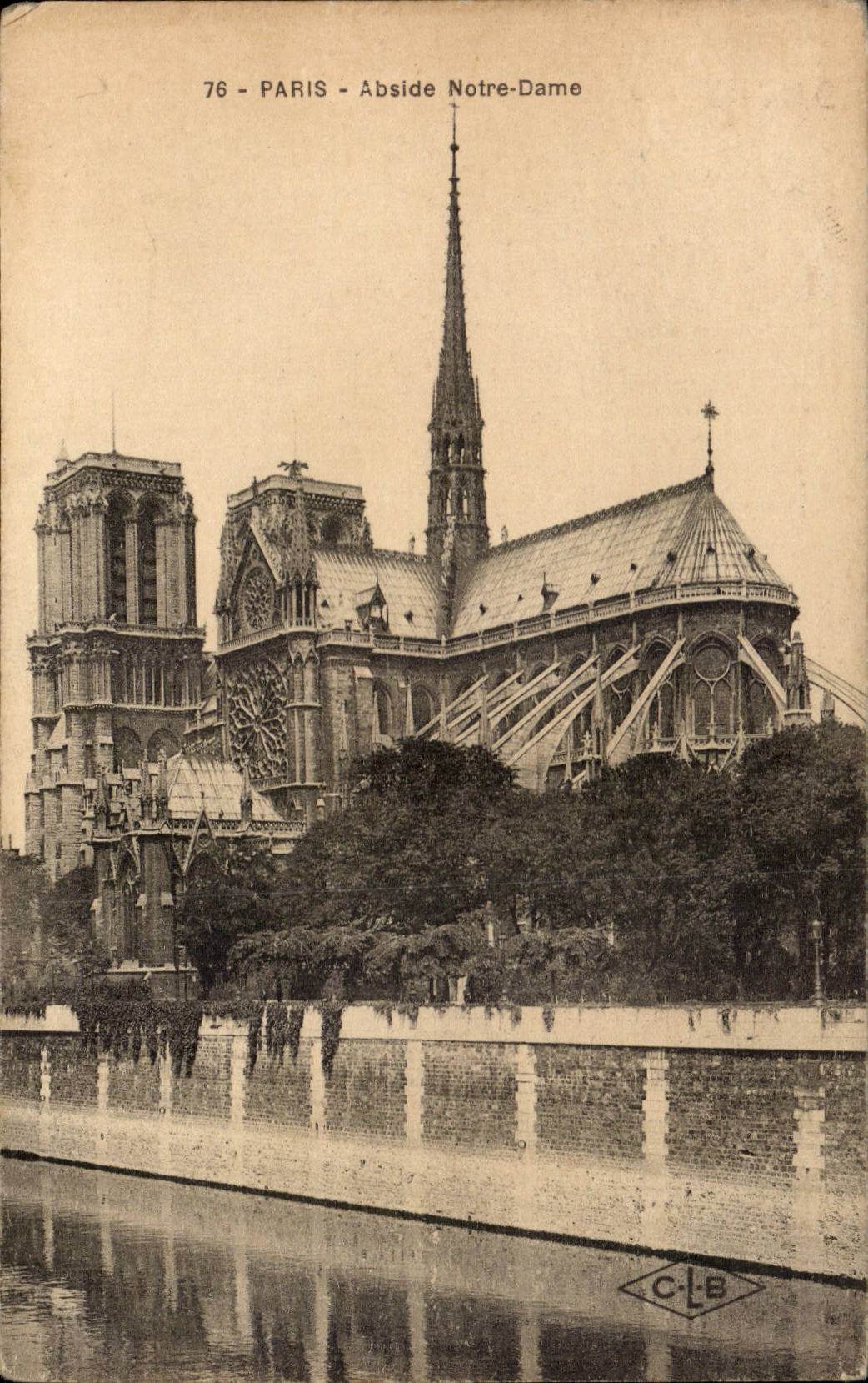 CPA Paris Eglise Notre Dame