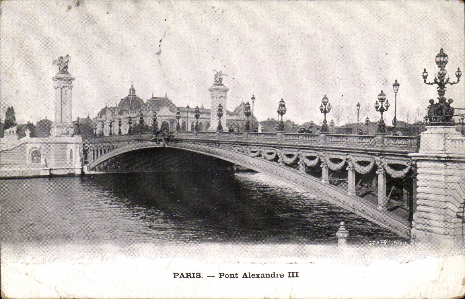 CPA Paris Bridge Alexandre III