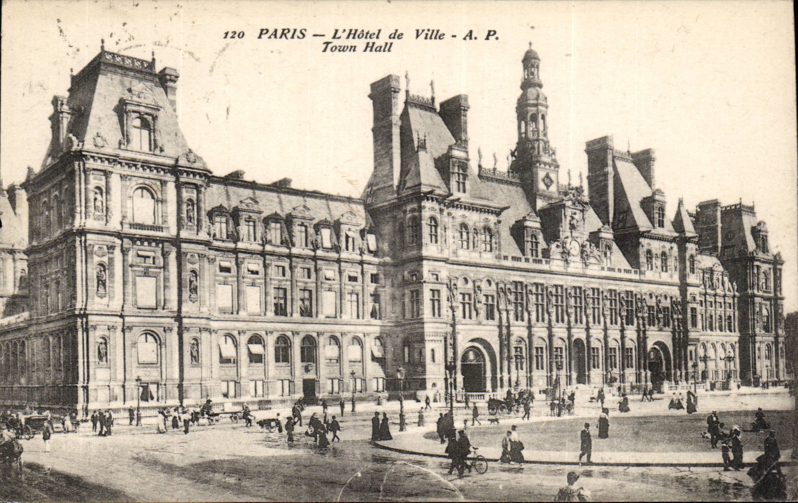 CPA Paris L'hotel de ville