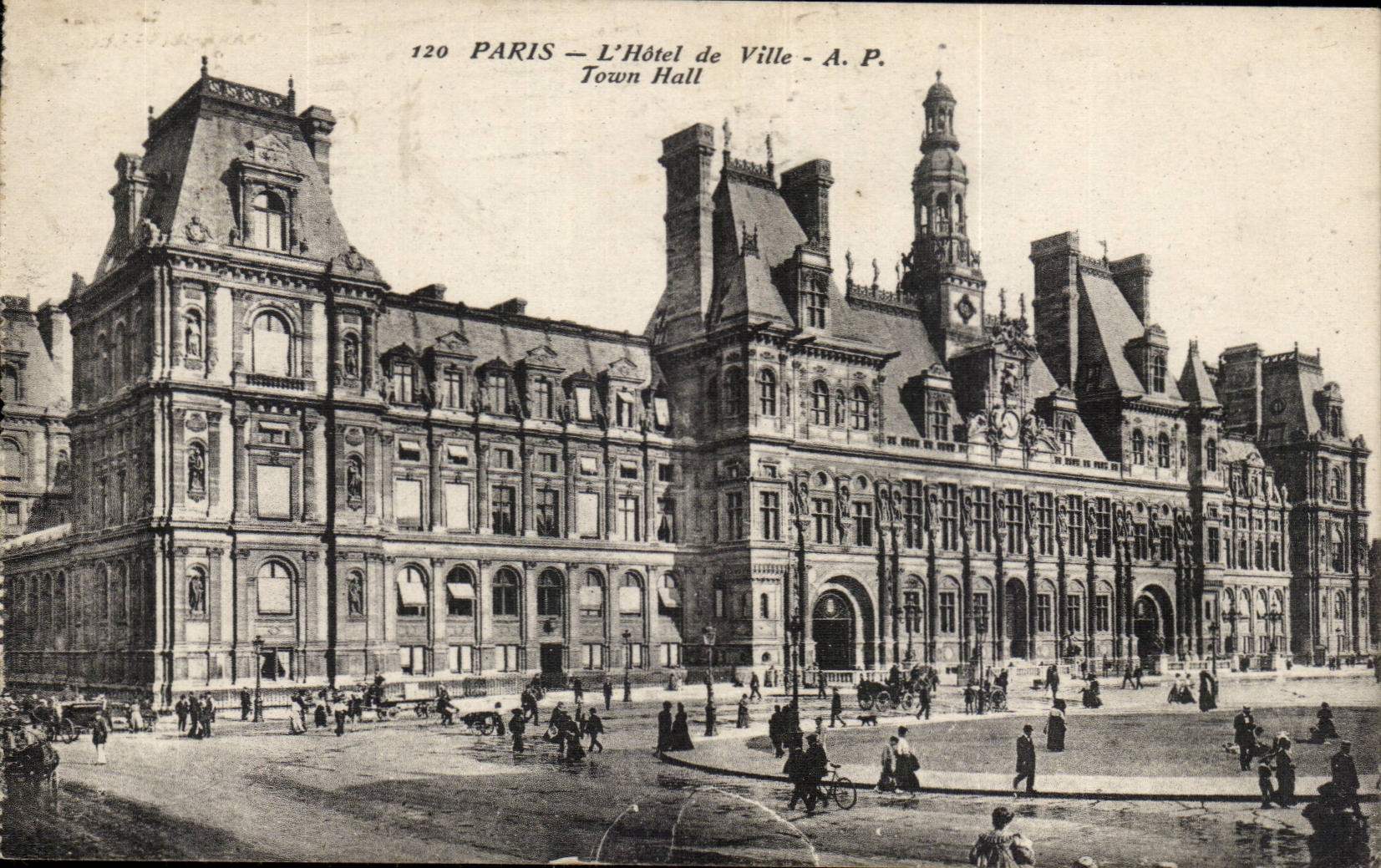 CPA Paris L'hotel de ville