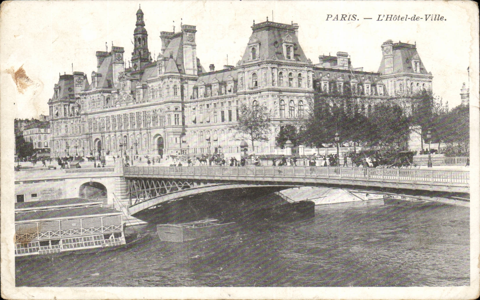 CPA Paris L'hotel de ville 