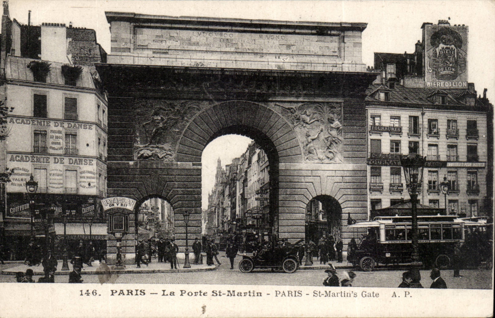 Paris CPA Gate St Martin