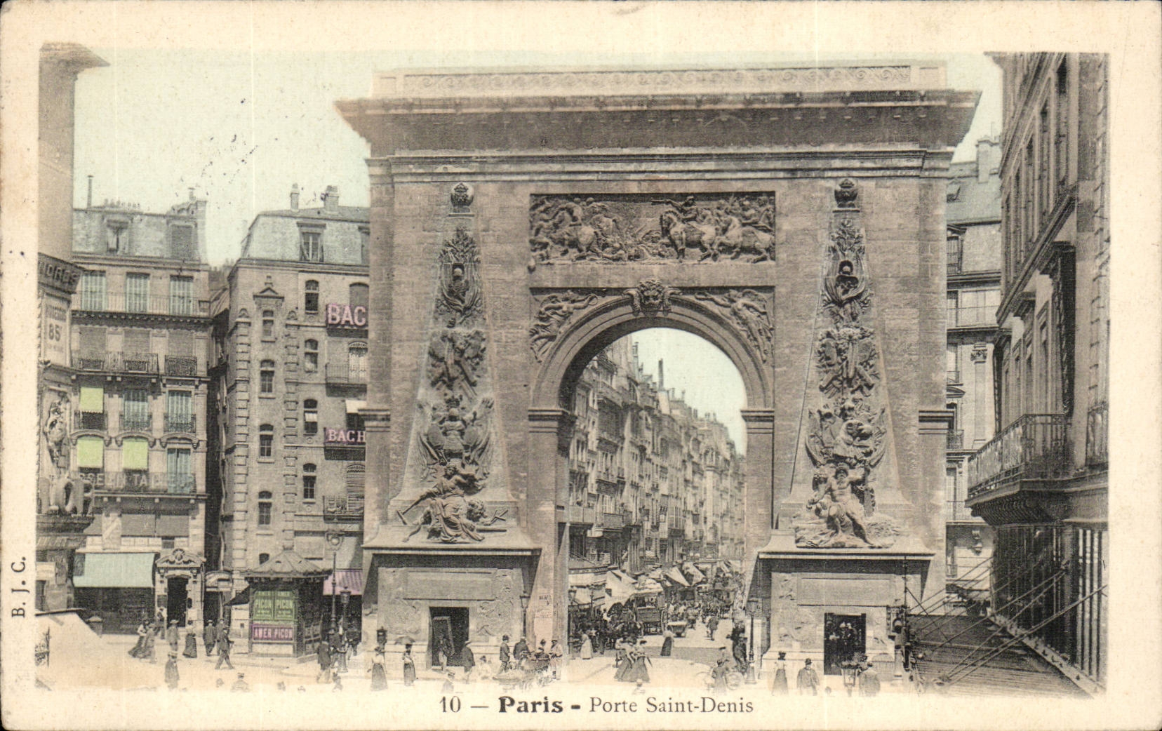 Paris CPA Gate St Denis
