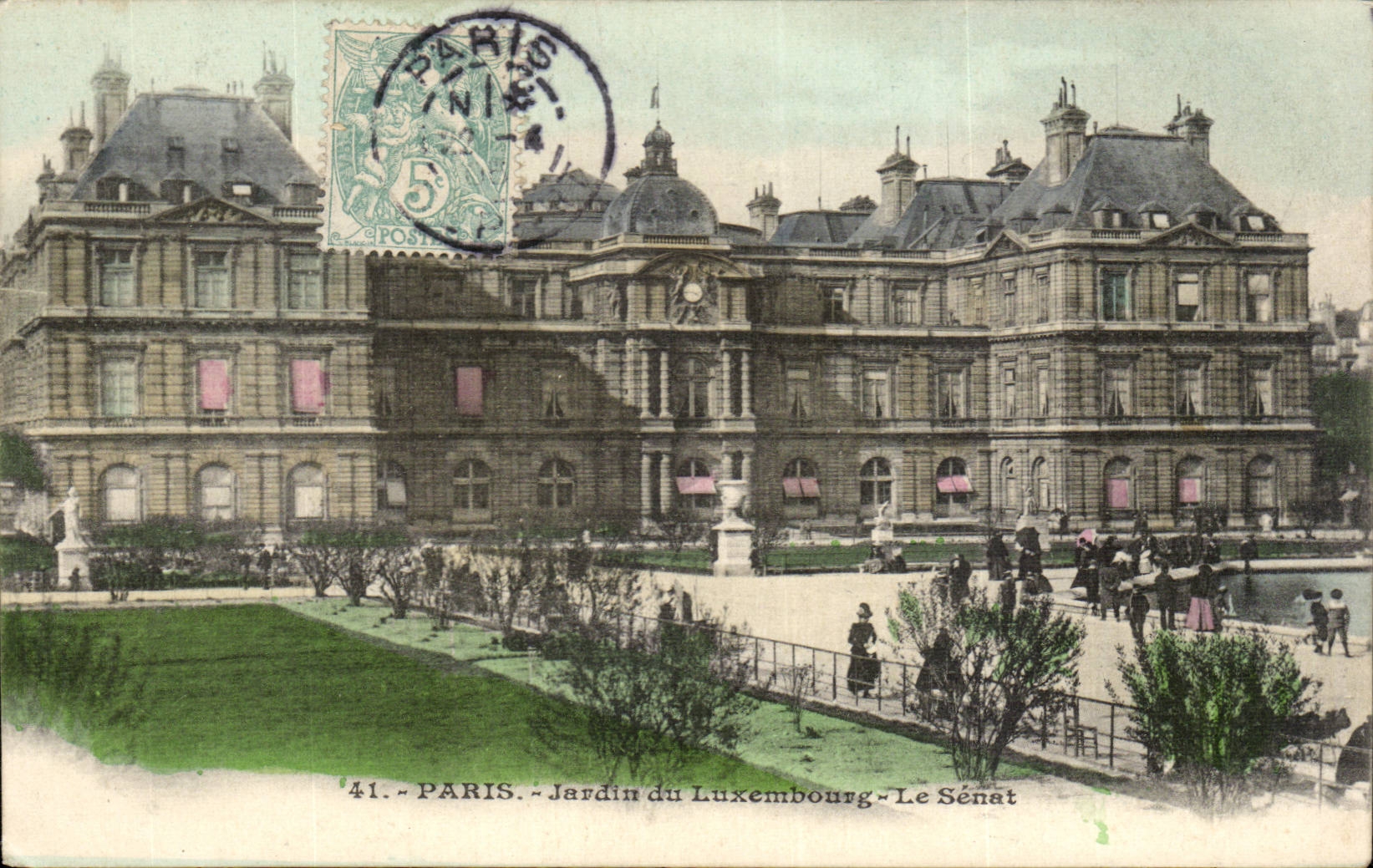 Paris CPA Garden of Luxembourg the Senate