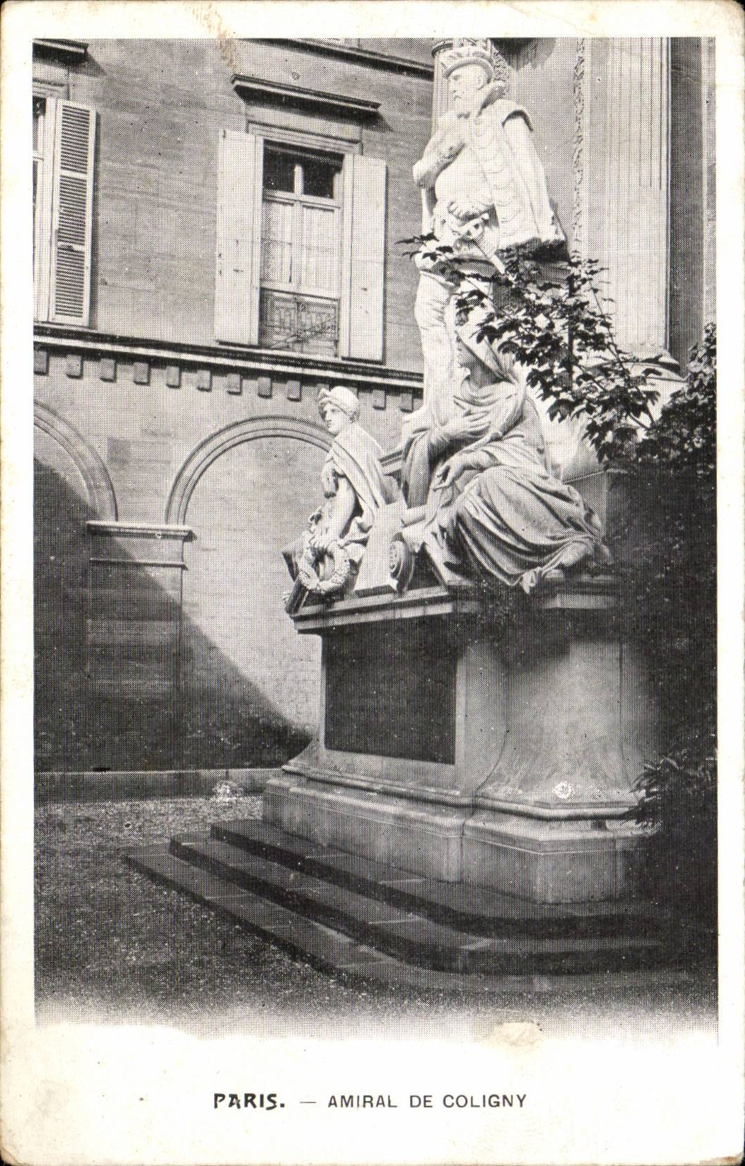 Paris CPA Amiral de Coligny