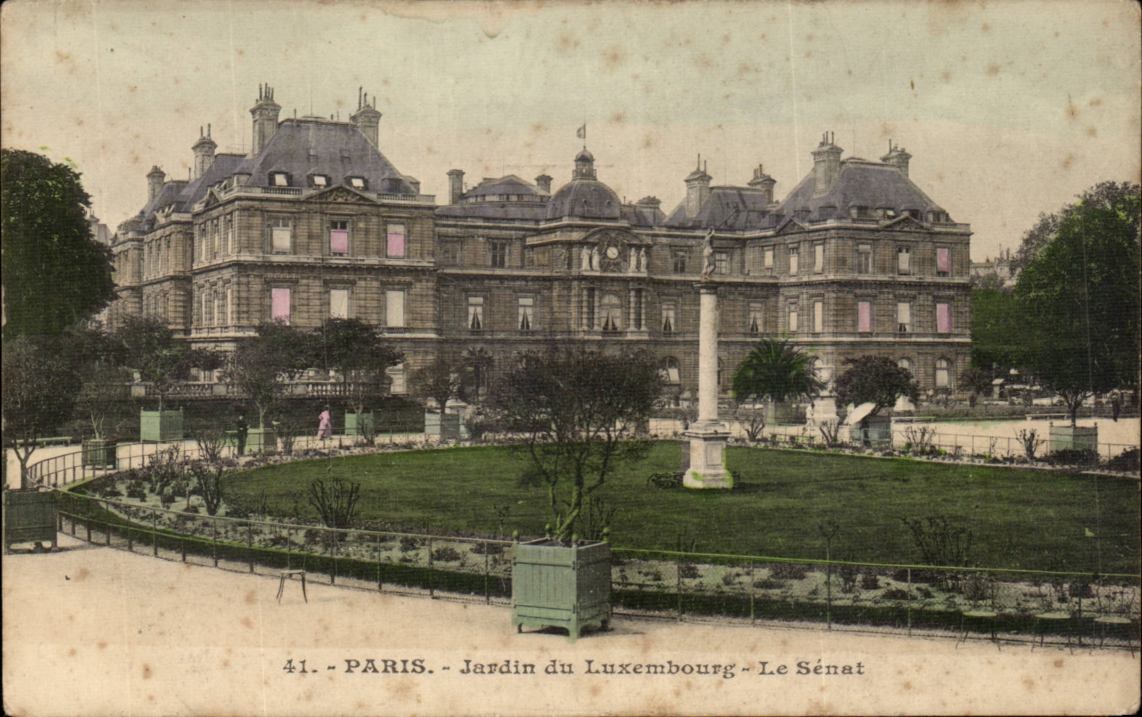 Paris CPA Palate of Luxembourg the Senate