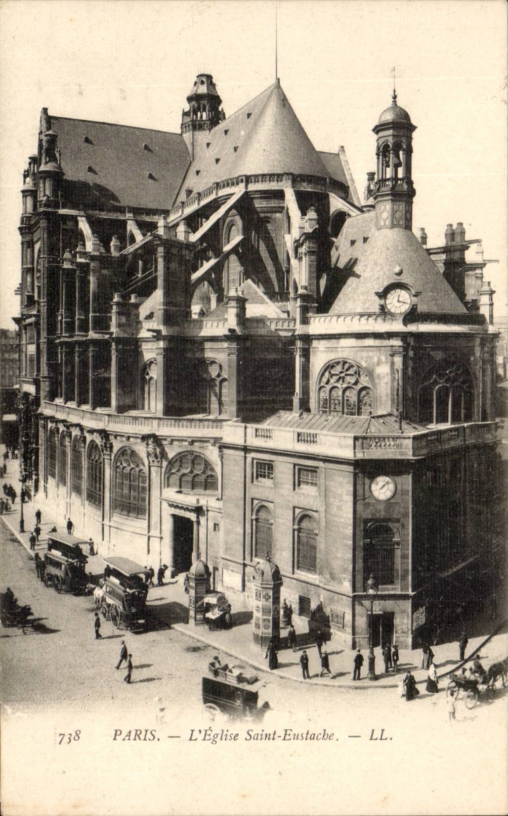Paris CPA L'eglise Saint Eustache 