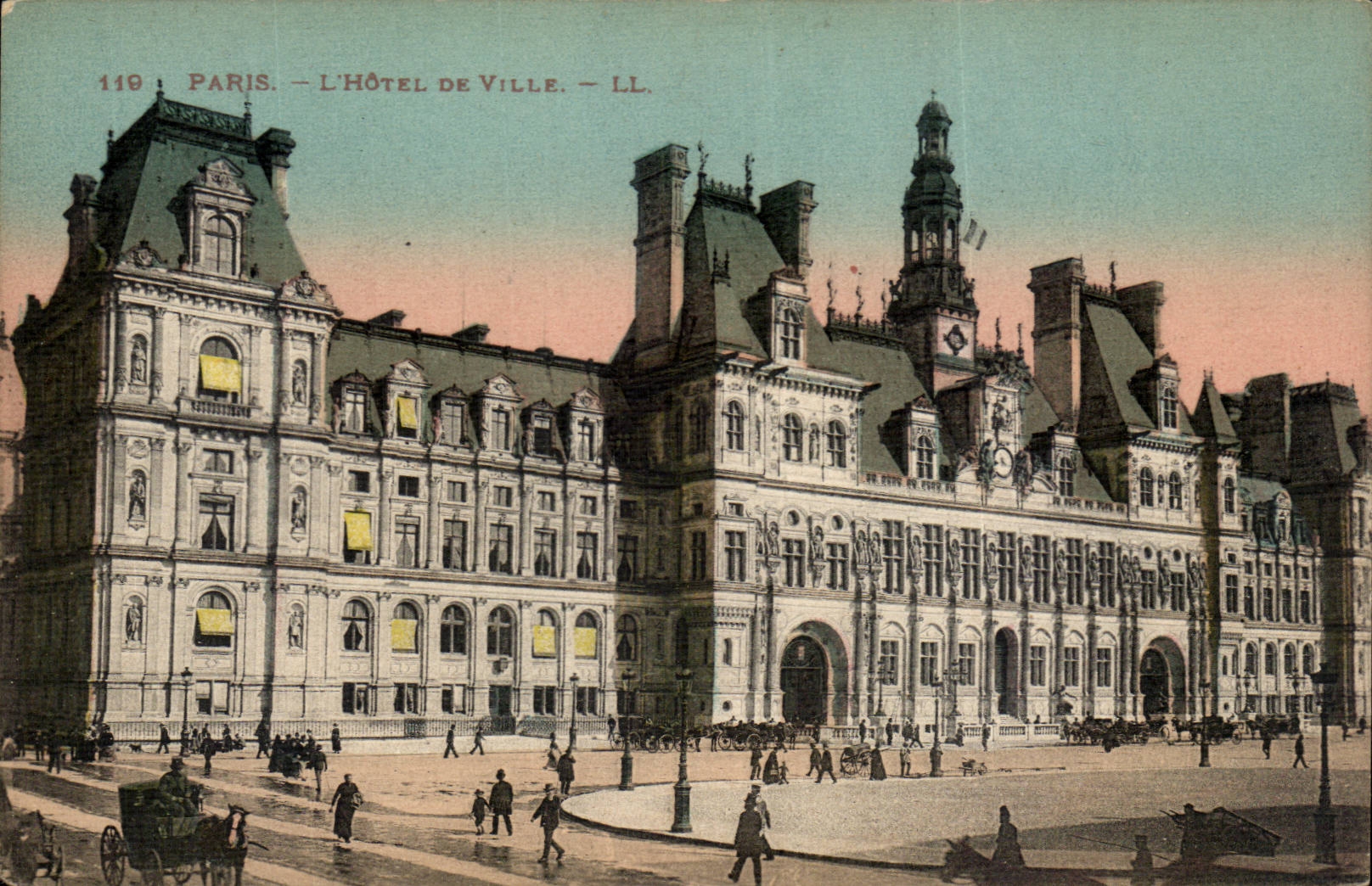 Paris CPA Hotel de ville