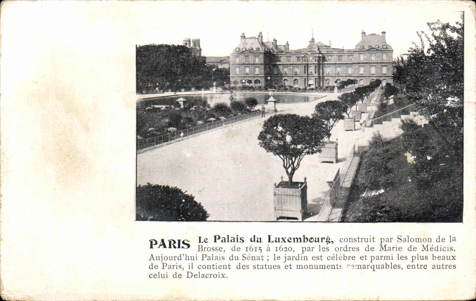 Paris CPA Palate of Luxembourg