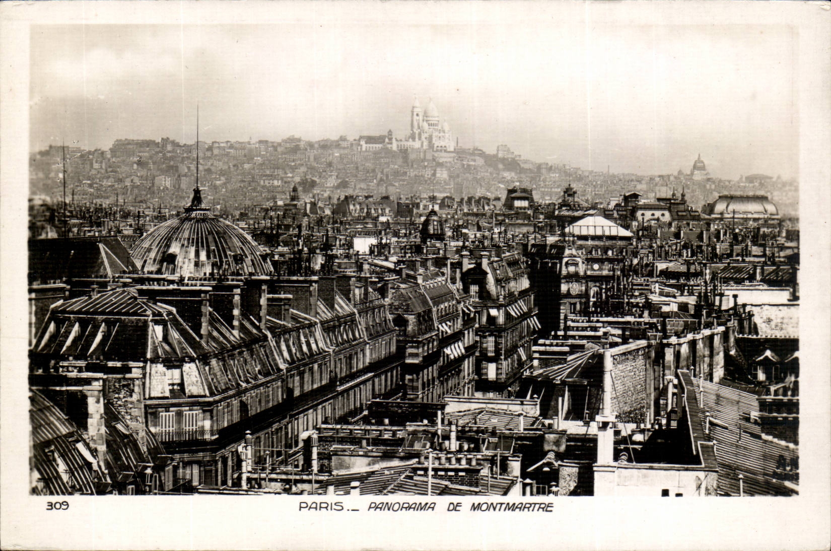 Paris CPA Panorama de Montmartre