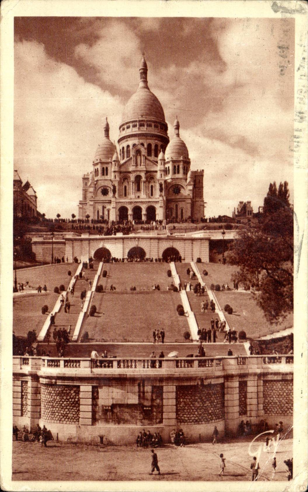 CPA Paris Sacre Coeur Montmartre