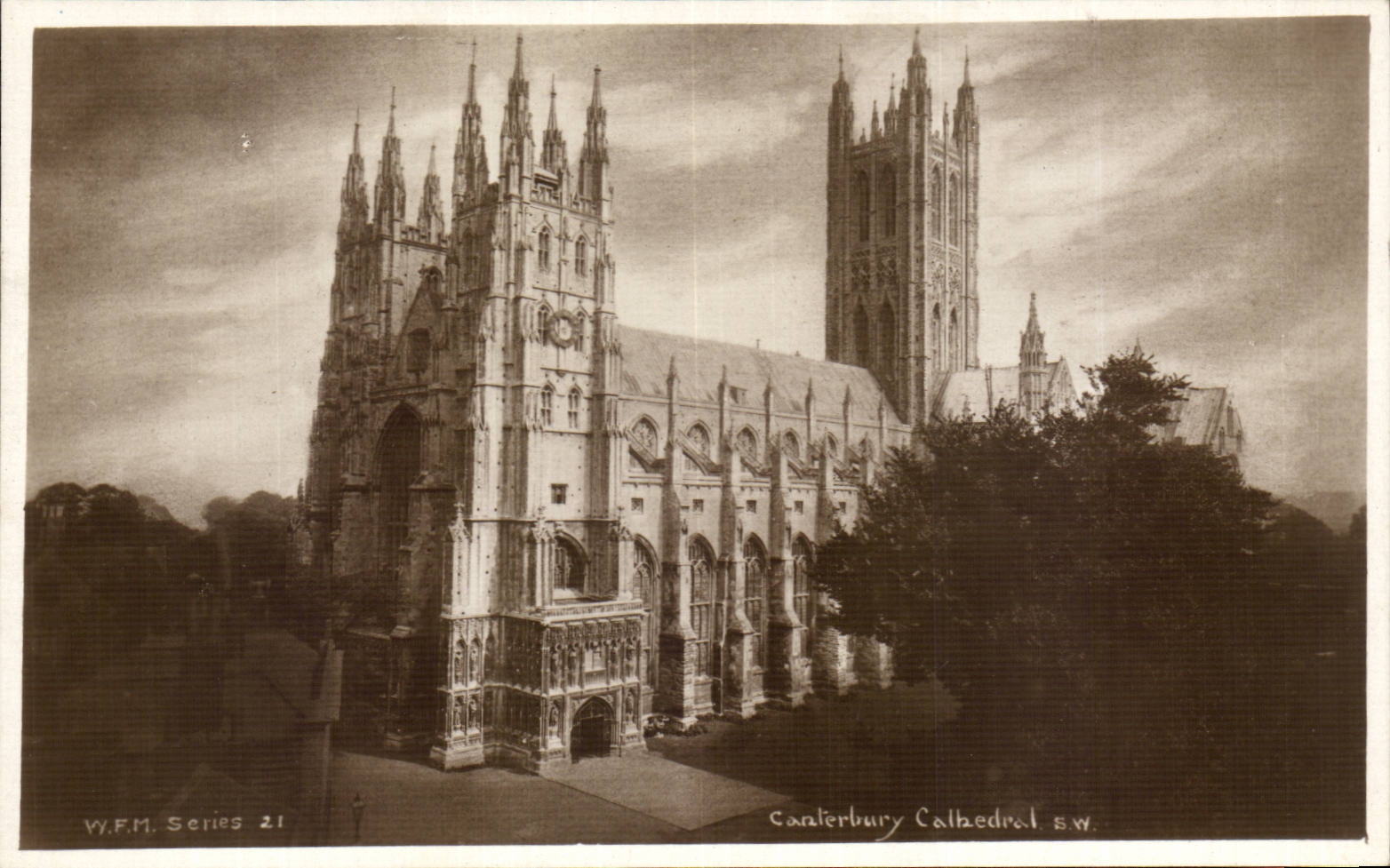 CPA Great Britain London London Canterbury cathedral