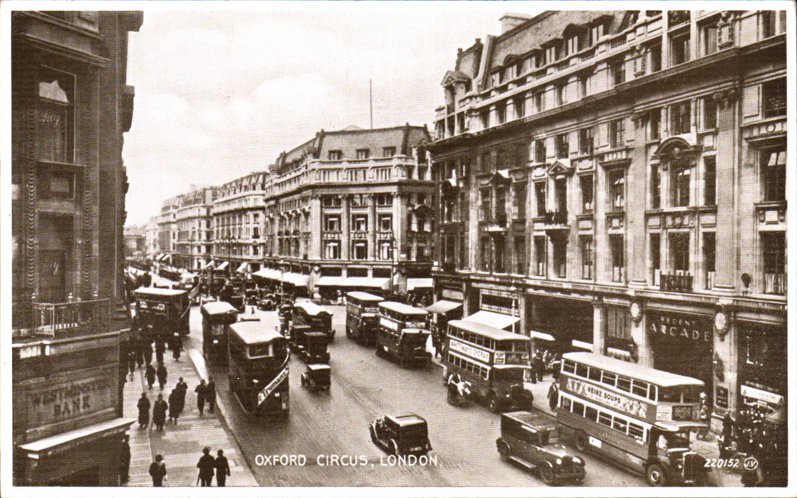 CPA Great Britain London London Oxford circus