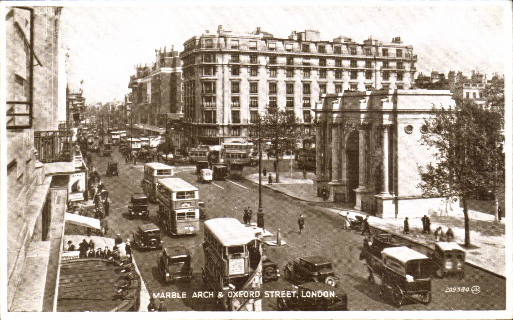 CPA Great Britain London London Marble arch & Oxford street