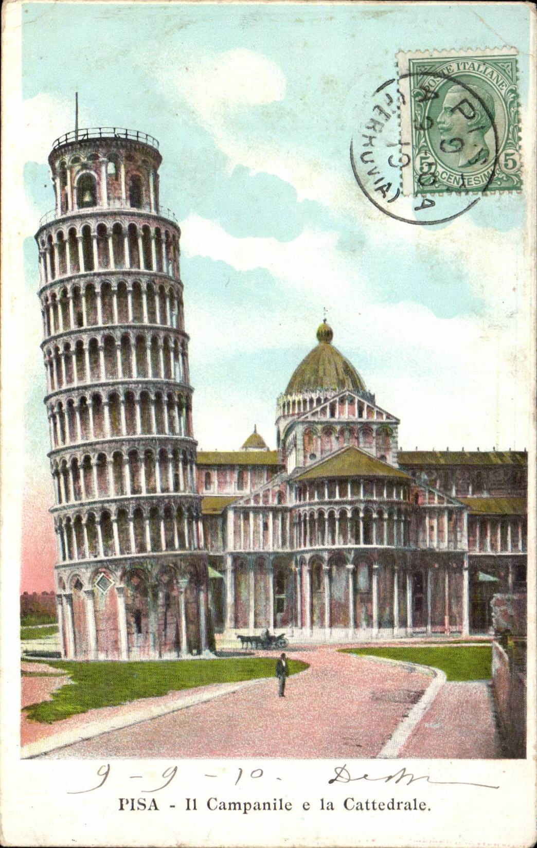 CPA Italy Italia Rammed It Bell-tower E the cathedral