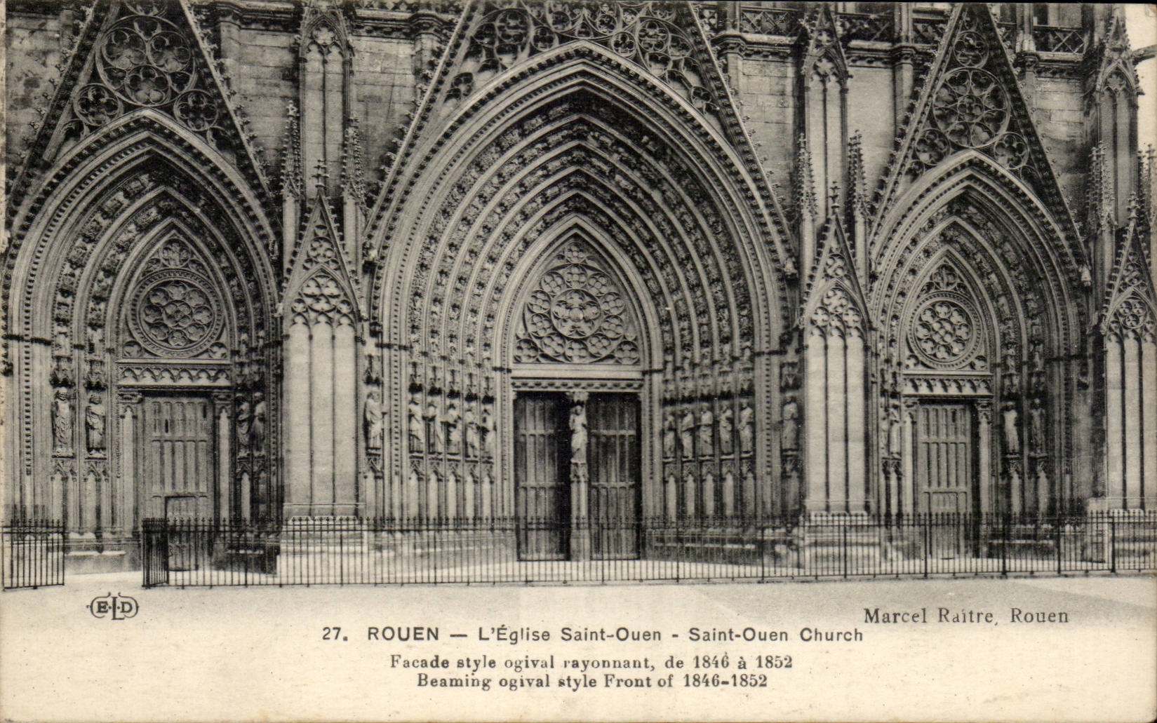 CPA Rouen Church Saint Ouen