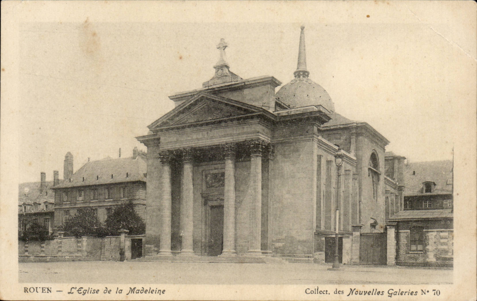 CPA Rouen Church of the Madeleine