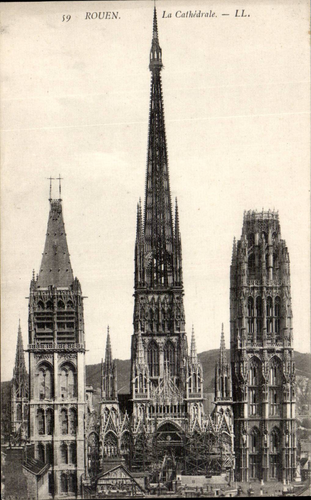 CPA Rouen the cathedral