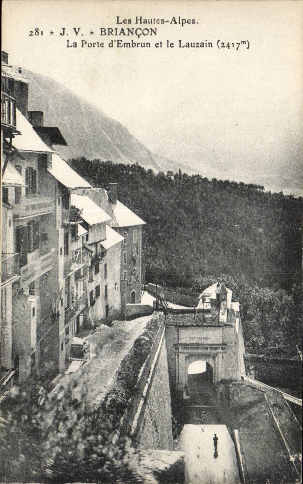 CPA Briançon die Tur des Sprays und des Lauzain