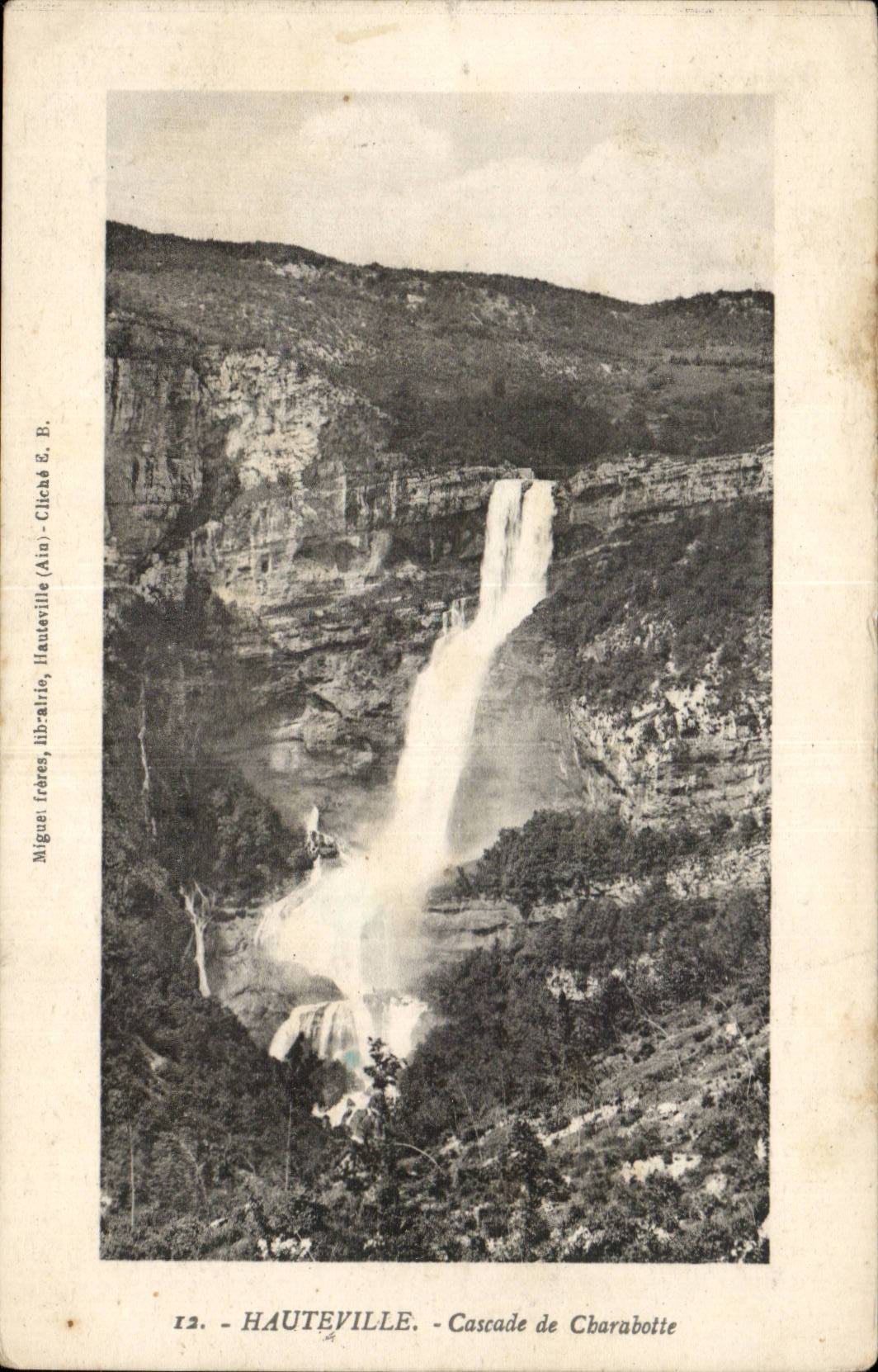 CPA Hauteville Cascades of Charabotte