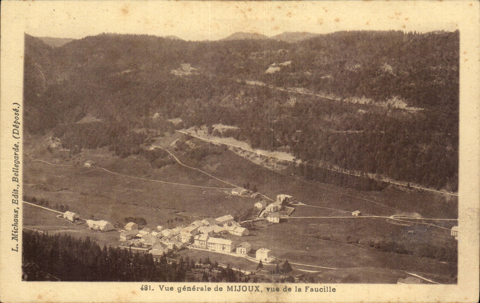 CPA View of Mijoux seen of the Sickle